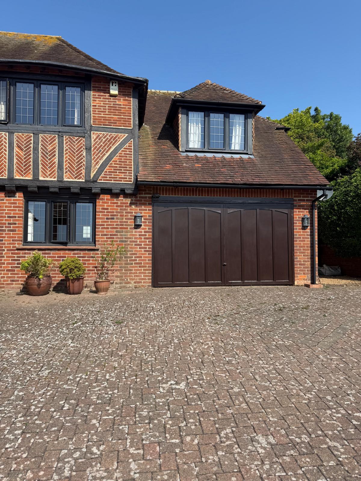 Traditional garage integrated into a period East Sussex property